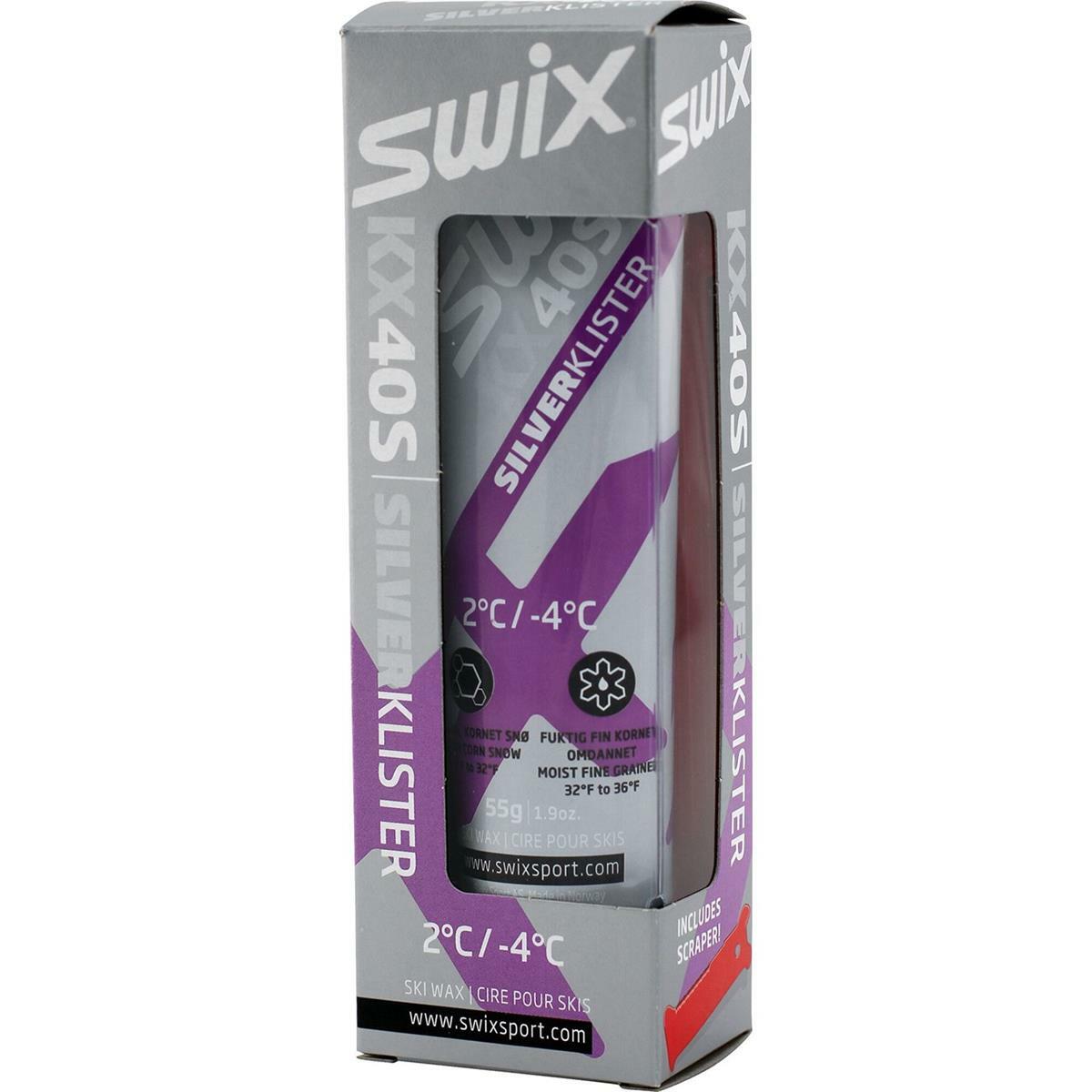 Swix KX40S Silver Klister -4°C/+2°C, 55g